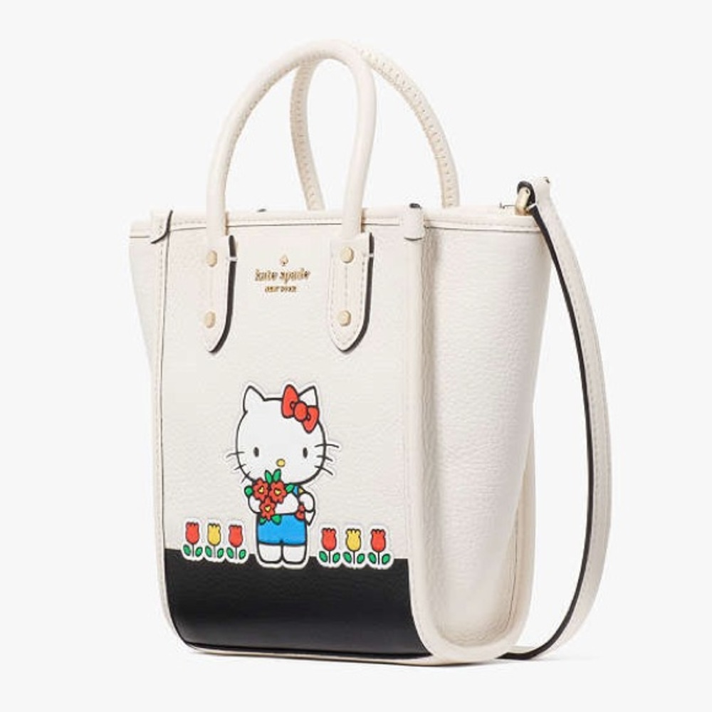 kate spade NWT! Hello Kitty X Ella Mini Tote - Picture 4 of 14